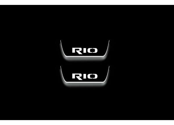 Led door sills KIA Rio IV 2018+ (rear doors) Led door sills KIA Rio IV 2018+ (rear doors)