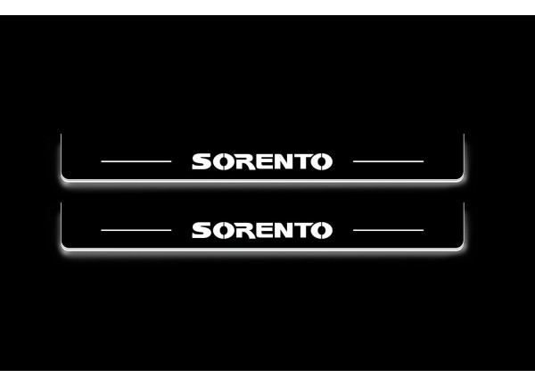 Led door sills KIA Sorento I 2002-2009 (front doors)