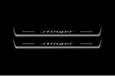 Led door sills Kia Stinger 2017+ (front doors)