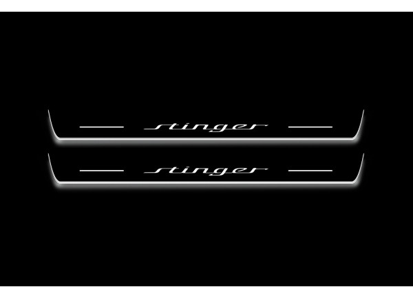 Led door sills Kia Stinger 2017+ (front doors)