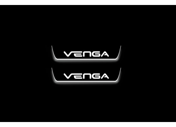 Led door sills KIA Venga 2009-2019 (rear doors)