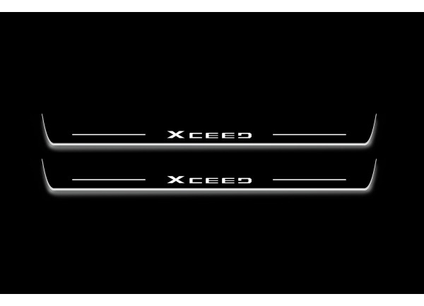 Led door sills KIA XCeed 2019+ (front doors)