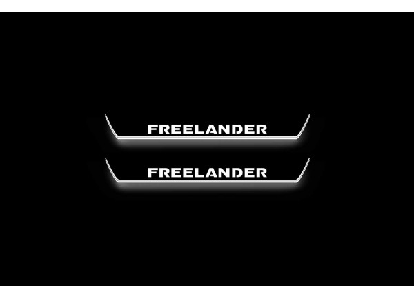 Led door sills Land Rover Freelander II 2006+ (rear doors)