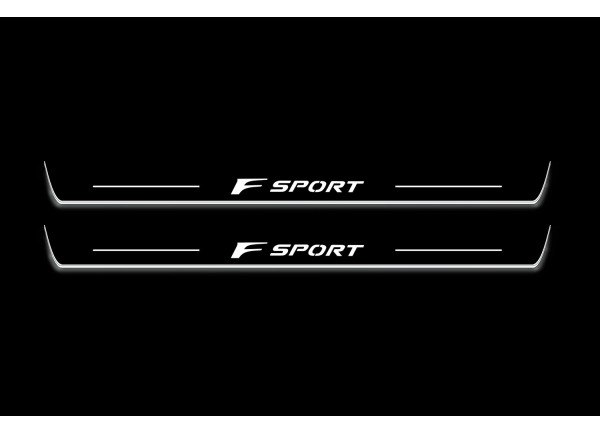 Led door sills Lexus IS IV 2020+ with logo F Sport (front doors)
