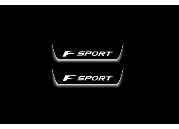 Led door sills Lexus IS IV 2020+ with logo F Sport (rear doors)