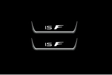 Led door sills Lexus IS IV 2020+ with logo IS F (rear doors)