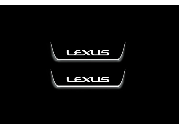 Led door sills Lexus IS IV 2020+ (rear doors)