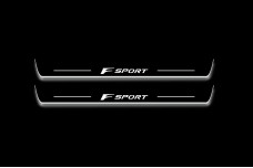 Led door sills Lexus NX I 2014-2021 with logo F Sport (front doors)