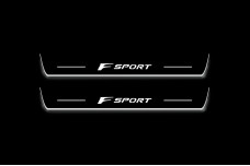 Led door sills Lexus RX V 2023+ with logo F Sport (front doors)