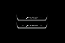 Led door sills Lexus RX IV 2015-2023 with logo F Sport (rear doors)