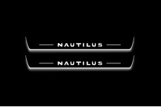 Led door sills Lincoln Nautilus I 2019-2023 with logo Nautilus (front doors)