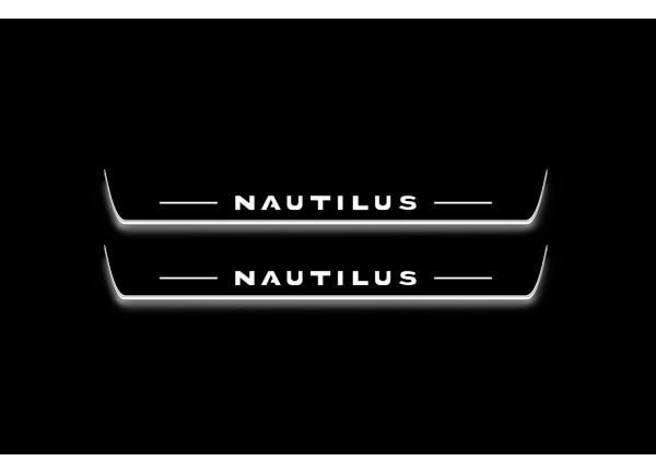 Led door sills Lincoln Nautilus I 2019-2023 with logo Nautilus (front doors)