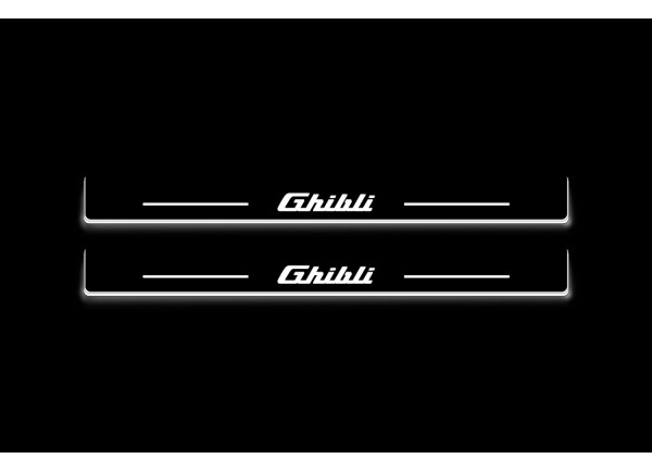 Led door sills Maserati Ghibli III 2013+ (front doors)