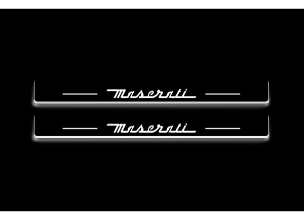 Led door sills Maserati Quattroporte VI 2013+ (front doors)