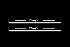 Led door sills Maserati Ghibli III 2013+ with logo Trofeo (front doors)