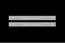 Led door sills Maserati Quattroporte VI 2013+ with logo Quattroporte (front doors)