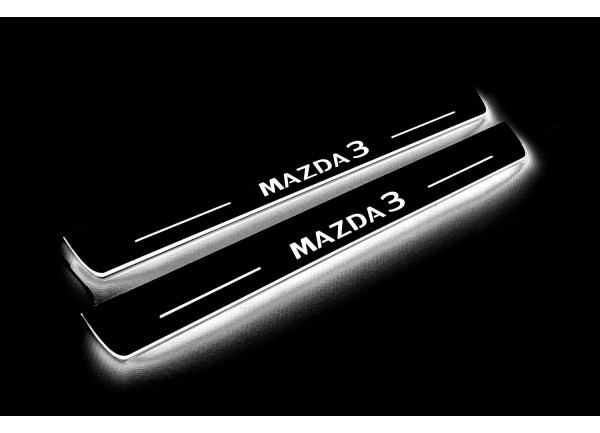 Led door sills Mazda 3 IV 2019+ (front doors)