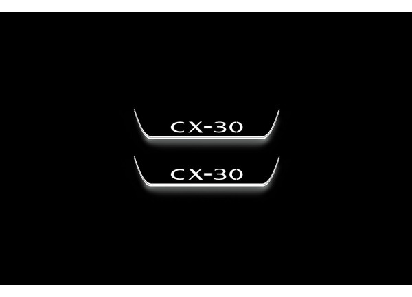 Led door sills Mazda CX-30 2019+ (rear doors) Led door sills Mazda CX-30 2019+ (rear doors)