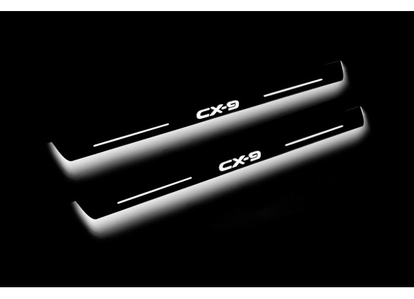 Led door sills Mazda CX-9 II 2016+ (front doors) Led door sills Mazda CX-9 II 2016+ (front doors)