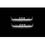 Led door sills Mazda CX-9 II 2016+ (rear doors)