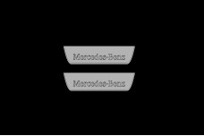 Led door sills Mercedes A W177 2018+ (rear doors)