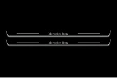 Led door sills Mercedes C W204 Coupe 2007-2014