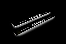 Led door sills Mercedes C W205 2014-2021 with logo Brabus (front doors)