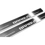 Led door sills Mercedes C W205 2014-2021 with logo Brabus (front doors)