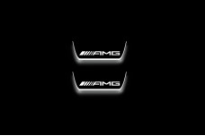 Led door sills Mercedes CLA I W117 2013-2019 with logo AMG (rear doors)