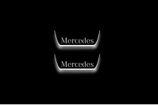 Led door sills Mercedes CLA I W117 2013-2019 (rear doors)