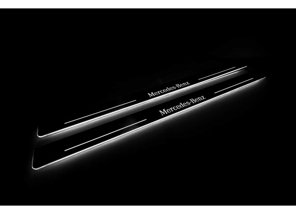 Led door sills Mercedes CLK W209 2001-2009