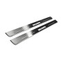 Led door sills Mercedes CLS-Class II (C218) 2010-2018 with logo Brabus (front doors)