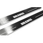 Led door sills Mercedes CLS-Class II (C218) 2010-2018 with logo Brabus (front doors)