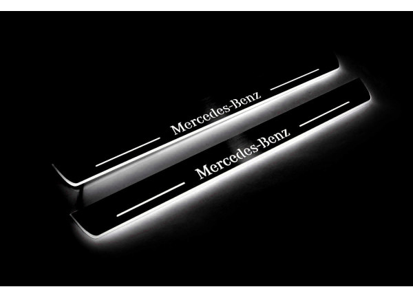 Led door sills Mercedes GLS II 2019+ (rear doors)
