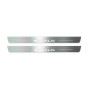 Led door sills Mercedes CLS-Class II (C218) 2010-2018 with logo Wald (front doors)