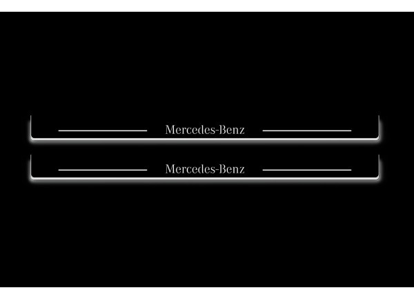 Led door sills Mercedes E W210 1995-2002 (front doors)