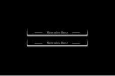 Led door sills Mercedes E W210 1995-2002 (rear doors)
