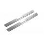 Led door sills Mercedes E W211 2002-2009 with logo AMG (front doors)