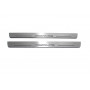 Led door sills Mercedes E W211 2002-2009 with logo AMG (front doors)