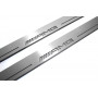 Led door sills Mercedes E W211 2002-2009 with logo AMG (front doors)