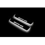 Led door sills Mercedes E W211 2002-2009 with logo AMG (rear doors)
