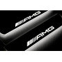 Led door sills Mercedes E W211 2002-2009 with logo AMG (rear doors)