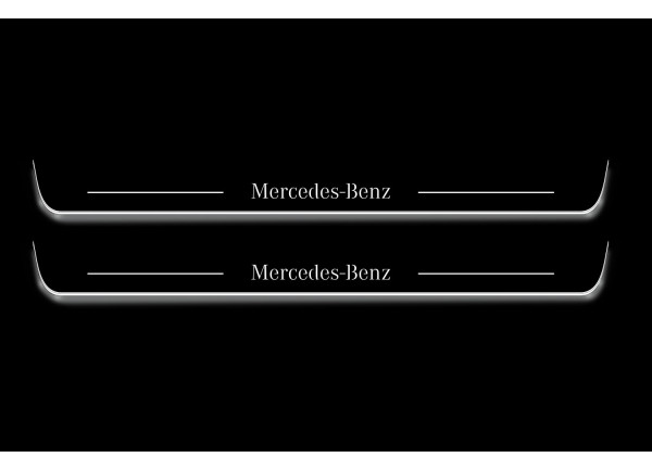 Led door sills Mercedes E W212 Coupe (C207) 2009-2017