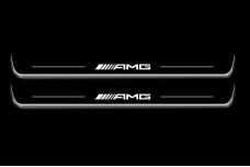 Led door sills Mercedes E W212 Coupe (C207) 2009-2017 with logo AMG