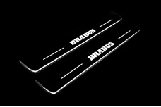Led door sills Mercedes E W213 2016-2023 with logo Brabus (front doors) Led door sills Mercedes E W213 2016-2023 with logo Brabus (front doors)