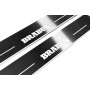 Led door sills Mercedes E W213 2016-2023 with logo Brabus (front doors) Led door sills Mercedes E W213 2016-2023 with logo Brabus (front doors)