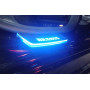 Led door sills Mercedes E W213 2016-2023 with logo Brabus (rear doors)