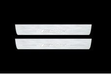 Led door sills Mercedes EQC 2019+ with logo AMG (front doors)