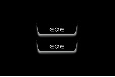 Led door sills Mercedes EQE SUV 2022+ with logo EQE (rear doors)