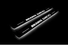 Led door sills Mercedes G-Class W464 2018+ with logo Brabus G800 (front doors)
